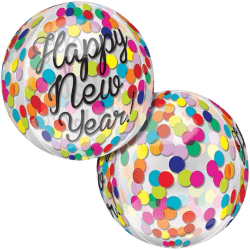 Confetti New Year Orbz - 16 inch