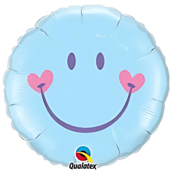 18 inch Smile Blue