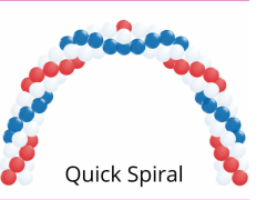 Quick Spiral 3 Color Arch