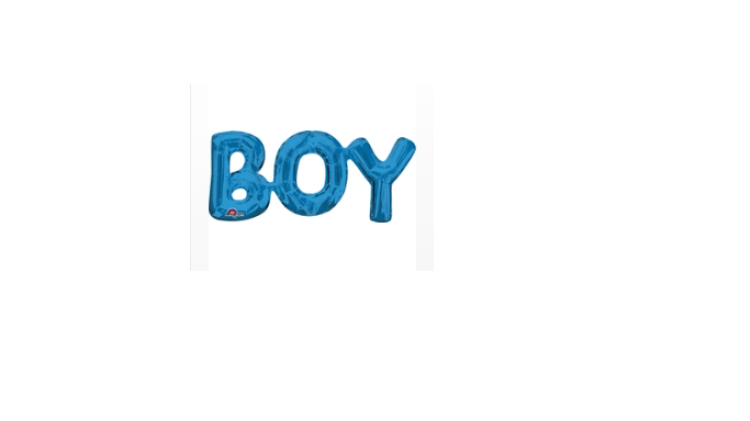 20 inch Boy Blue Balloon
