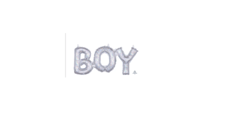 20 inch Boy Holographic Balloon