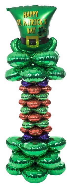 Lucky Top Hat Balloon Tower