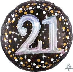 21 Sparkling 3D Multi Balloon
