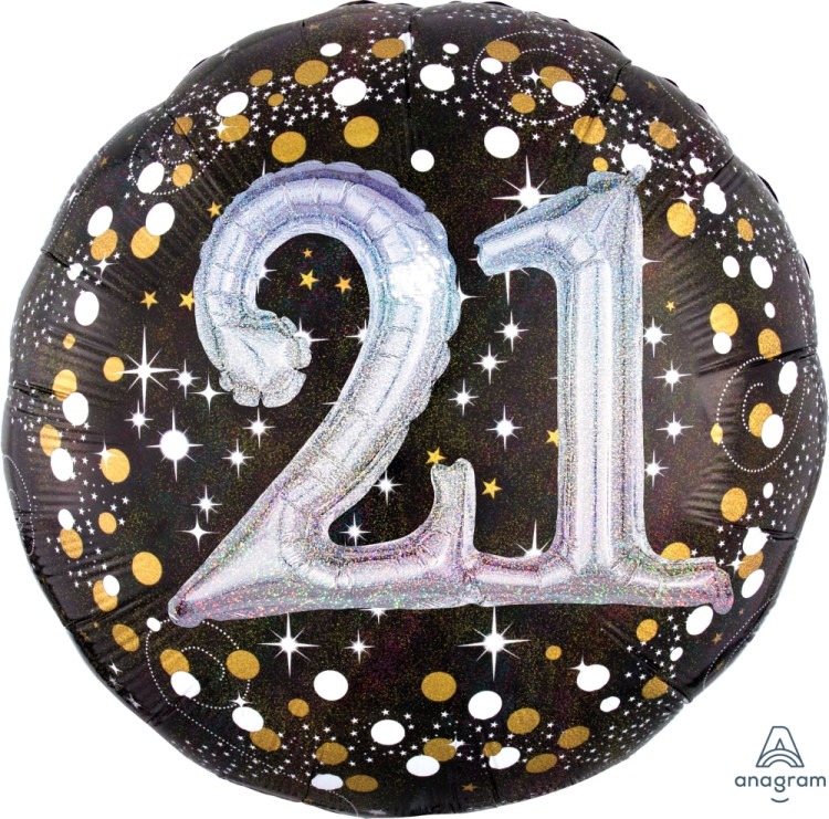 21 Sparkling 3D Multi Balloon