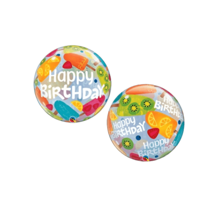 BUBBLES Happy Birthday Frozen Treats - 22 inch
