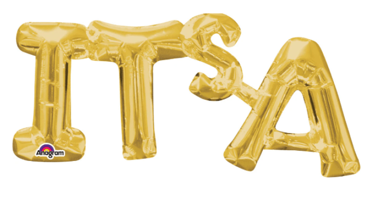 26 inch Jumbo Phrase It's A Gold Balloon