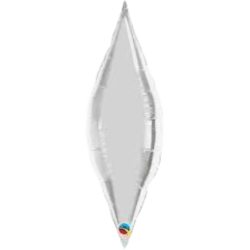 28 inch taper swirl silver