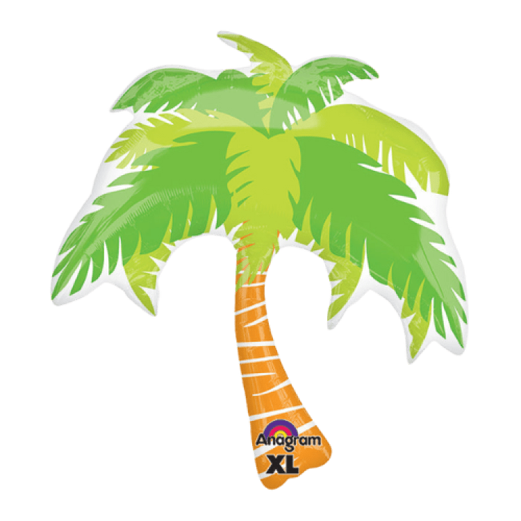 33-inches-Summer-Scene-Palm-Tree-Packaged-balloons