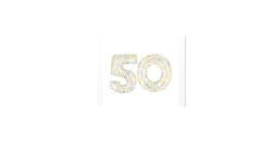 40 inch(3inch Inflated) Double Hearts Megaloon 50 Balloon