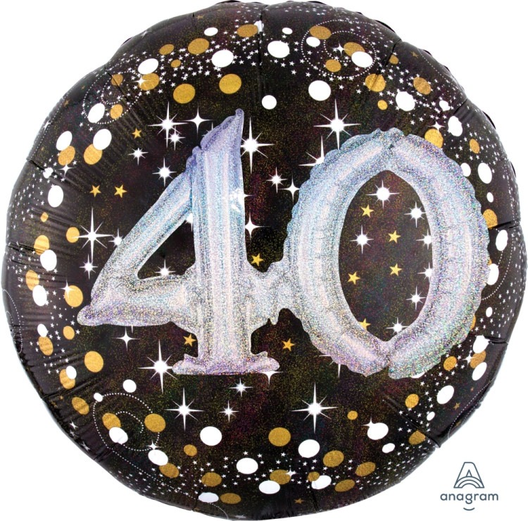 40 Sparkling 3D Multi Balloon