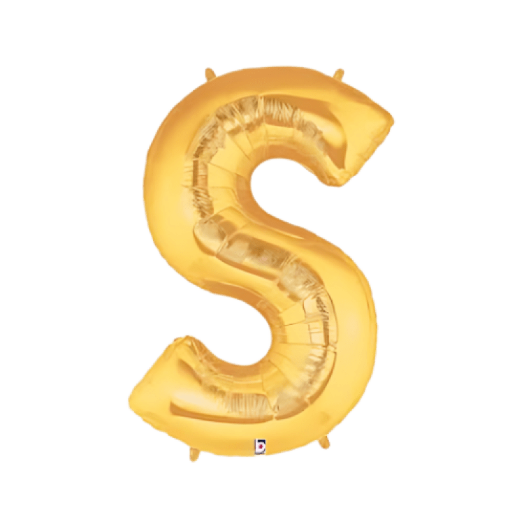 Letter S Gold