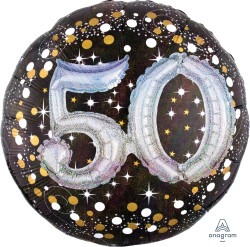 50 Sparkling 3D Multi Balloon
