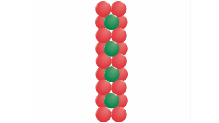 Classic 2 Color Polka Dot Column