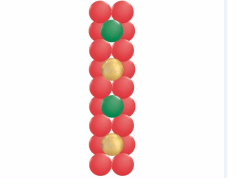 Classic 3 Color Polka Dot Column