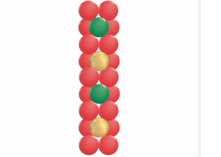 Classic 3 Color Polka Dot Column