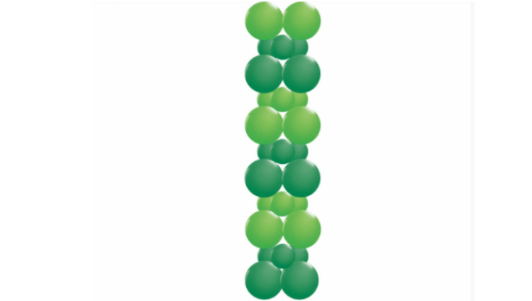 Square Pack 2 Color Stack Column