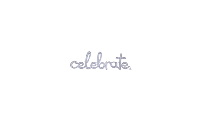 59 inch Celebrate Holographic Balloon