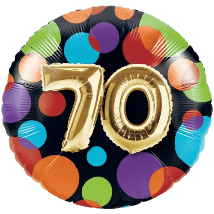 70 Balloon Birthday
