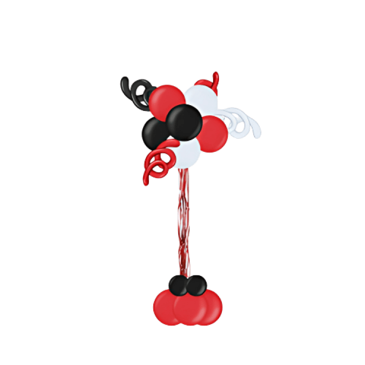 Red and Black Centerpiece 2
