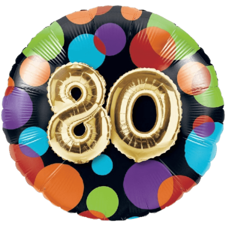 80 Balloon Birthday