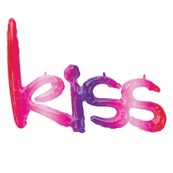 27 inch Air-Fill Inflatable Kiss Foil Balloon
