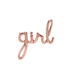 24 inch Air-fill Rose Gold Foil Balloon