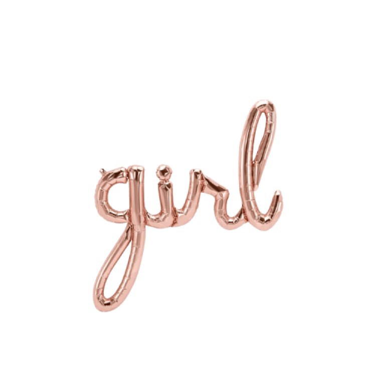 24 inch Air-fill Rose Gold Foil Balloon