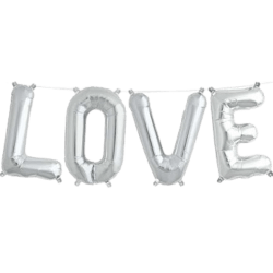 16 inch Air-fill Silver Foil Balloon