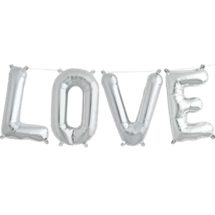 16 inch Air-fill Silver Foil Balloon