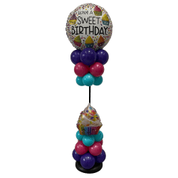 Balloon Centrepieces Sweet Bday