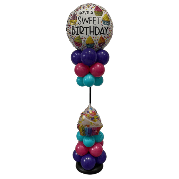 Balloon Centrepieces Sweet Bday