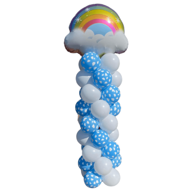 Balloon Columns Rainbow