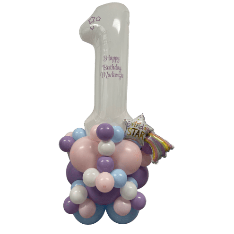 Balloon Marquees Number Bday
