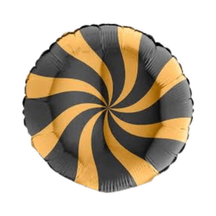 Black and yellow candy