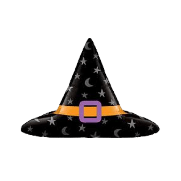 Black witch hat