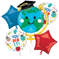Bouquet Graduation Fun Foil Balloon