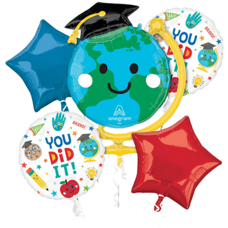 Bouquet Graduation Fun Foil Balloon