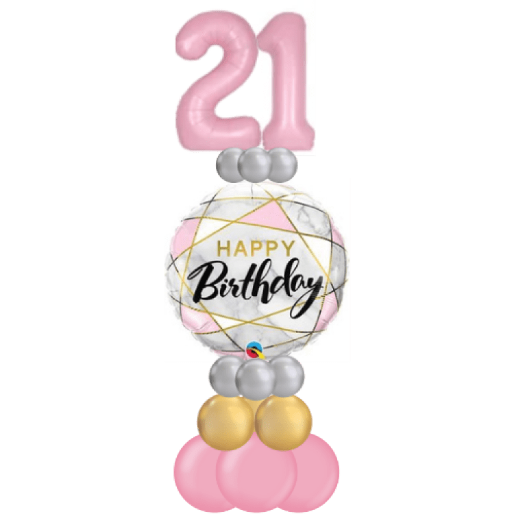 Centerpiece Bday Pink