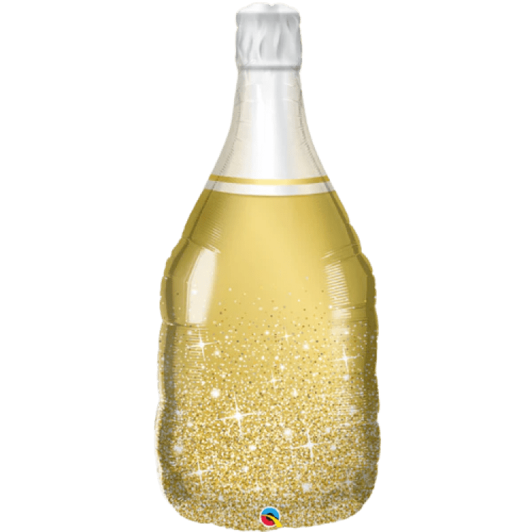 14-inch Champagne Bottle Foil Balloon