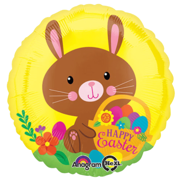 18 inch Chocolate Balloon Bunny