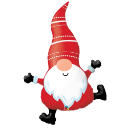 14-inch Christmas Gnome Foil Balloon