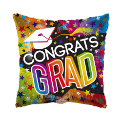 Congrats grad! Colorfu pillow