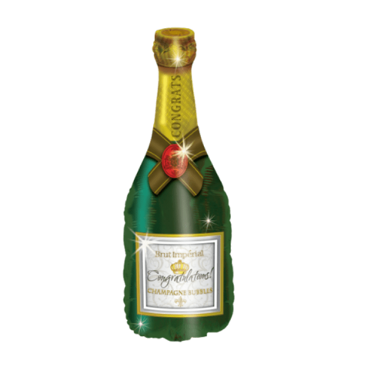 Congratulations Champagne Bottle Balloon