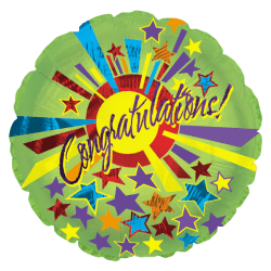 Congratulations Green Star Burst