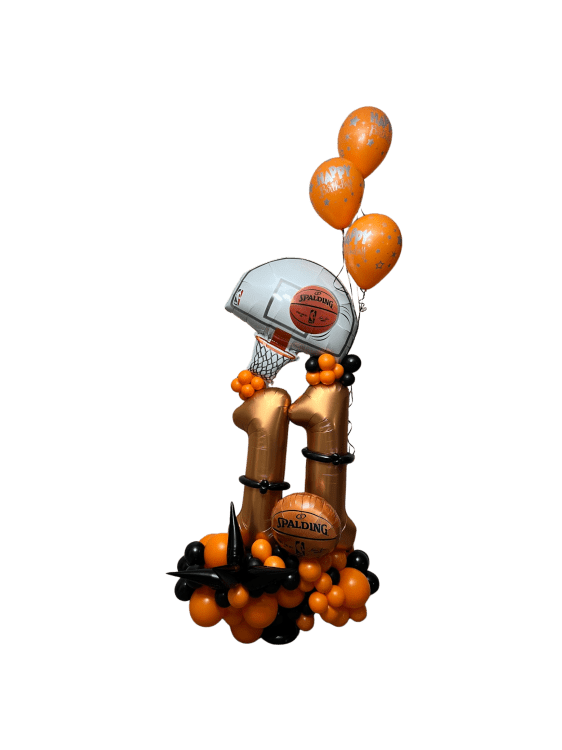 Deluxe 2 Number Stack with Helium Latex