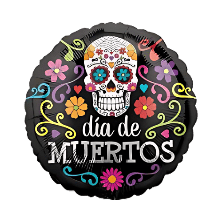 Dia de muertos! skull balloon