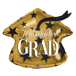 Felicidades Grad Cap Foil Balloon (Spanish)
