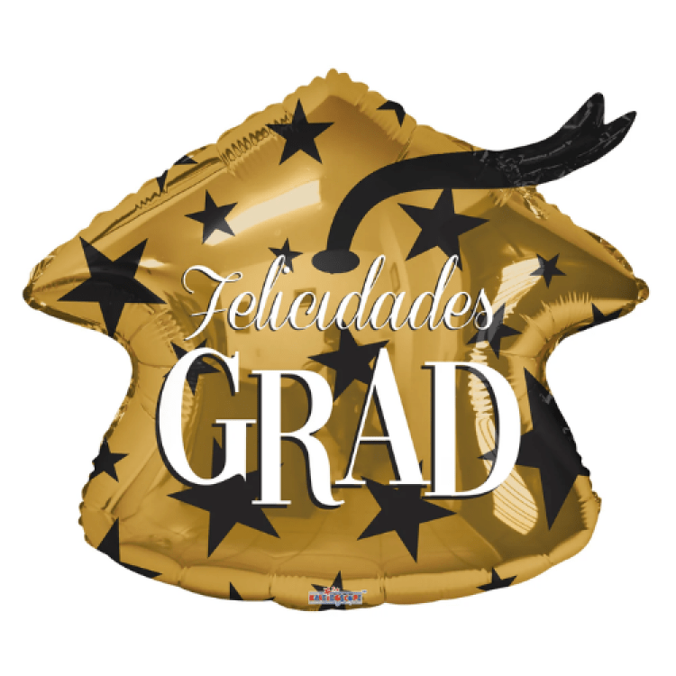 Felicidades Grad Cap Foil Balloon (Spanish)