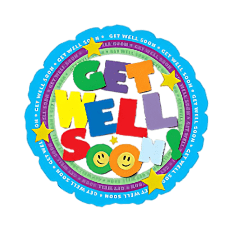 Get well soon with stars