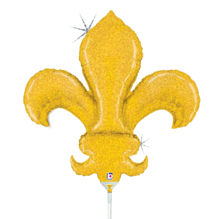 Golden Fleur-de-Lis Balloon